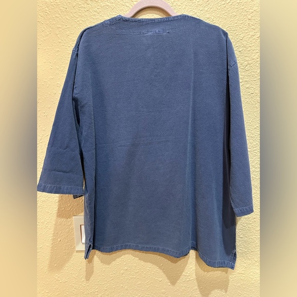 Drawstrings of Malibu 100% Cotton Lace Up Blouse - Picture 2 of 4